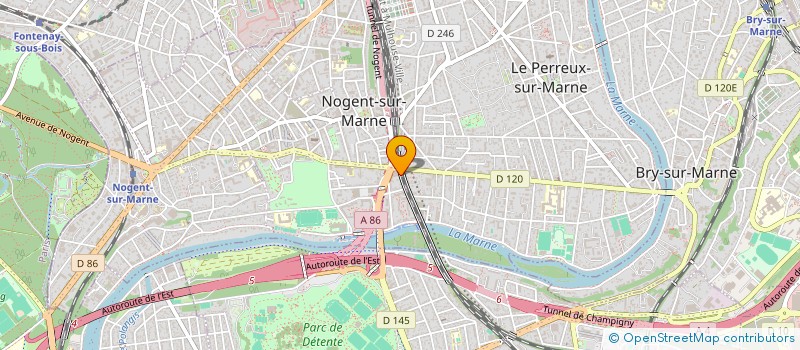 localisation de l'entreprise A2P CONCEPT à NOGENT-SUR-MARNE
