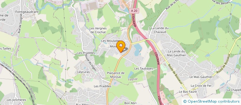 localisation de l'entreprise A2P CONSEILS  FEYTIAT