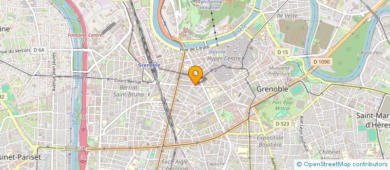 localisation de l'entreprise A2P COURTAGE à GRENOBLE