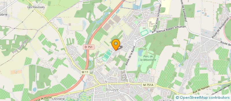 localisation de l'entreprise A2P COURTAGE  BOUAYE