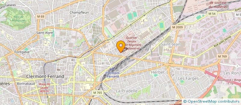 localisation de l'entreprise A2P FINITIONS  CLERMONT-FERRAND