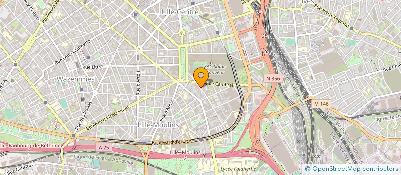 localisation de l'entreprise A2P FORMATION à LILLE