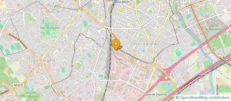 localisation de l'entreprise A2P OCCITANIE à MONTPELLIER