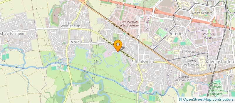 localisation de l'entreprise A2P VIP  ECKBOLSHEIM