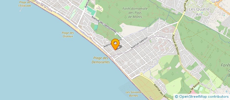 localisation de l'entreprise A2PAS SERVICES à SAINT-JEAN-DE-MONTS