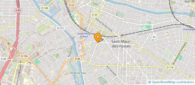 localisation de l'entreprise A2PINDUSTRIES à SAINT-MAUR-DES-FOSSES