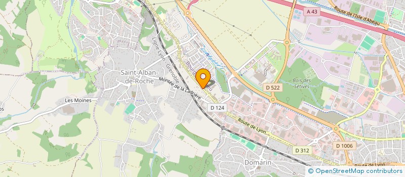 localisation de l'entreprise A2PRIM-ASSURANCE  ASSISTANCE ET PREVOYANCE DES RISQUES IMMOBILIERS  SAINT-ALBAN-DE-ROCHE