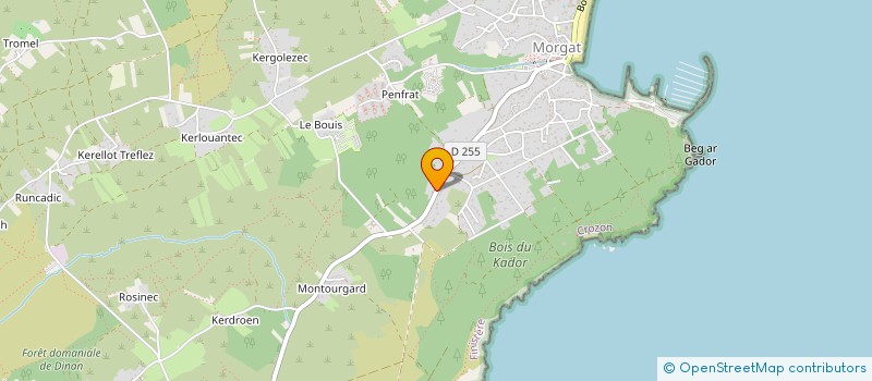 localisation de l'entreprise A2PS à CROZON