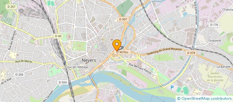 localisation de l'entreprise A2PSC à NEVERS
