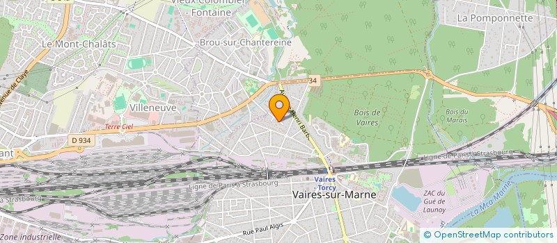 localisation de l'entreprise A2R à VAIRES-SUR-MARNE