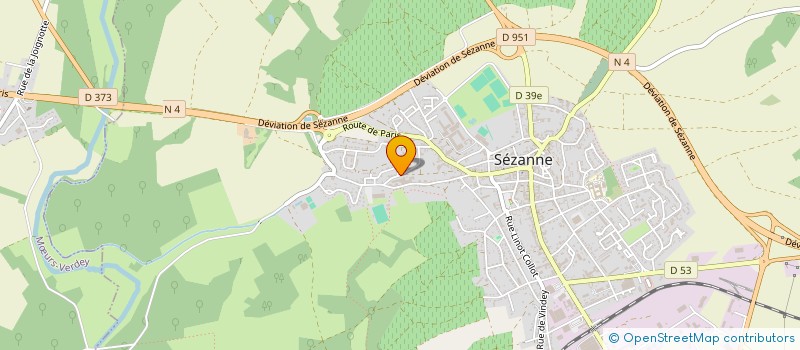 localisation de l'entreprise A2R IMMO  SEZANNE