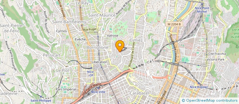 localisation de l'entreprise A2R IMMOBILIER à NICE