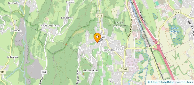 localisation de l'entreprise A2R SUPPORT à SAINT-BALDOPH