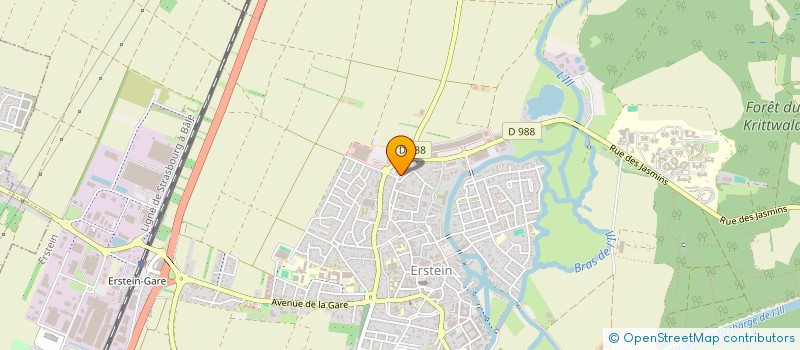 localisation de l'entreprise A2S  ERSTEIN