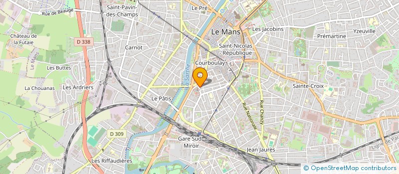 localisation de l'entreprise A2S à LE MANS