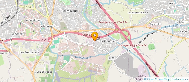 localisation de l'entreprise A2S à SALON-DE-PROVENCE