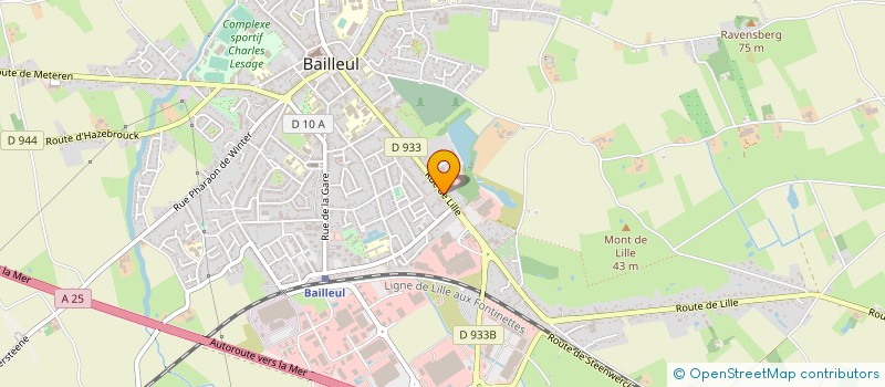localisation de l'entreprise A2S à BAILLEUL