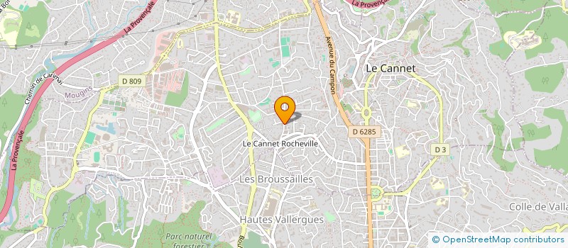 localisation de l'entreprise A2S à LE CANNET
