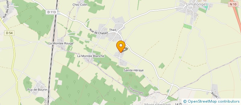 localisation de l'entreprise A2S  LIMALONGES