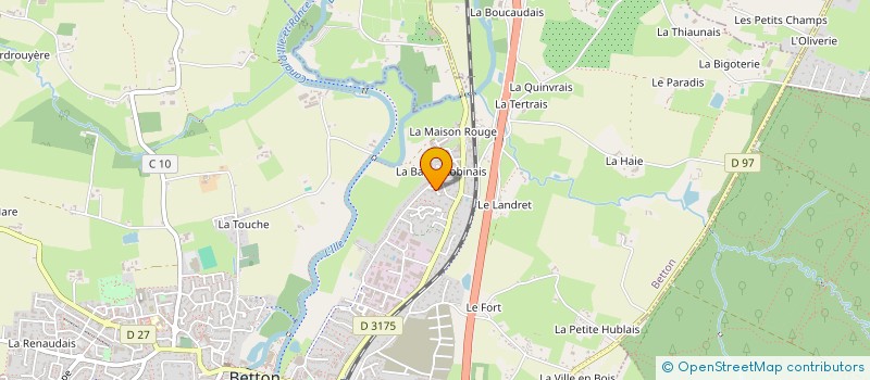 localisation de l'entreprise A2S à BETTON