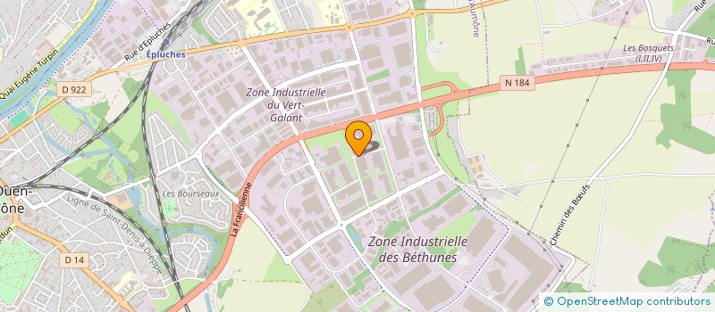 localisation de l'entreprise A2S à SAINT-OUEN-L'AUMONE