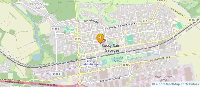 localisation de l'entreprise A2S  BUSSY-SAINT-GEORGES