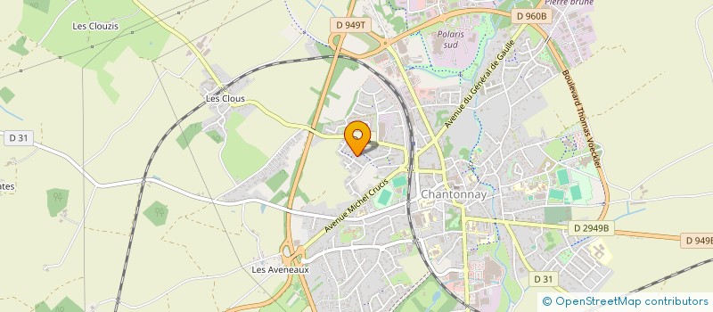 localisation de l'entreprise A2S AUTO à CHANTONNAY