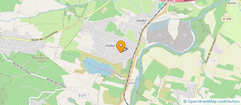 localisation de l'entreprise A2S CAPITAL  CARCASSONNE