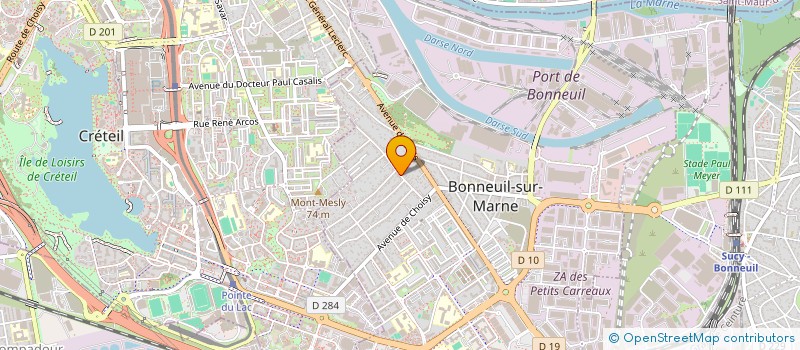 localisation de l'entreprise A2S CONSEIL à BONNEUIL-SUR-MARNE