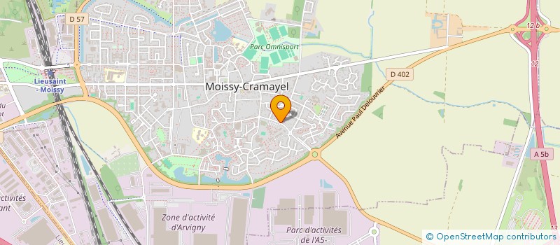 localisation de l'entreprise A2S CONSEILS & CO à MOISSY-CRAMAYEL