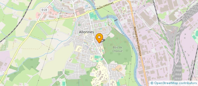 localisation de l'entreprise A2S GESTION PRO  ALLONNES