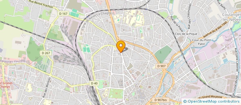localisation de l'entreprise A2S IMMOBILIER à NEVERS