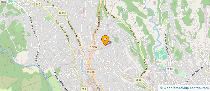 localisation de l'entreprise A2S IMMOBILIER à SAINT-PAUL-DE-VENCE