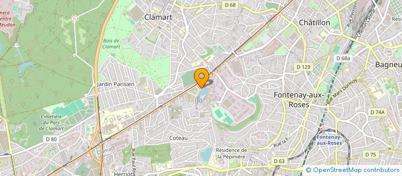 localisation de l'entreprise A2S INTERNATIONAL à CLAMART