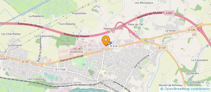 localisation de l'entreprise A2S MULTI-TRANS  BORDS