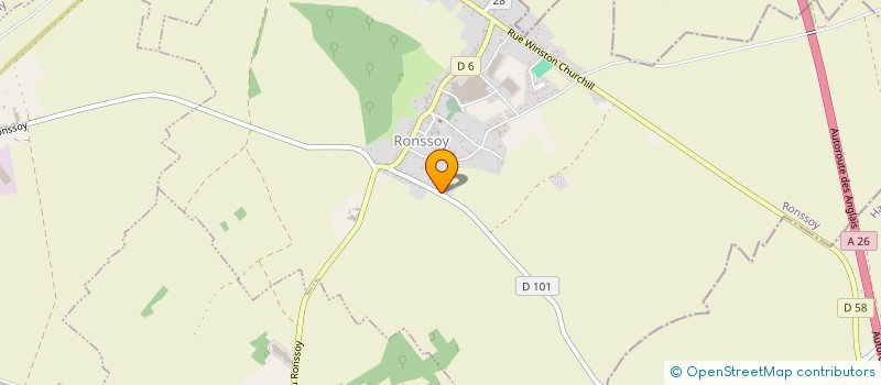 localisation de l'entreprise A2S RENOVATION  RONSSOY