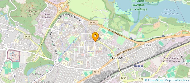 localisation de l'entreprise A2S SERRURERIE à TRAPPES