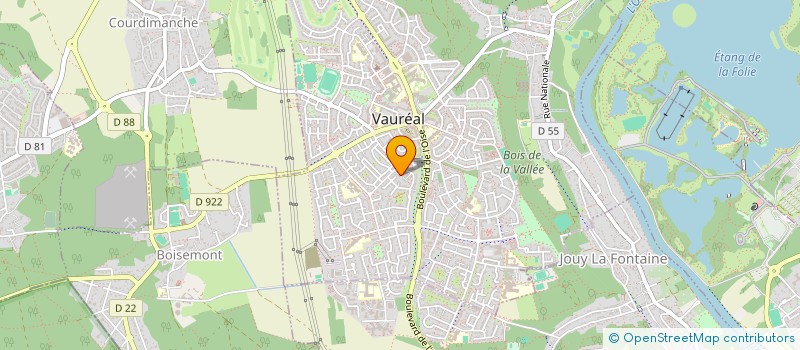 localisation de l'entreprise A2S-SERVICES à VAUREAL