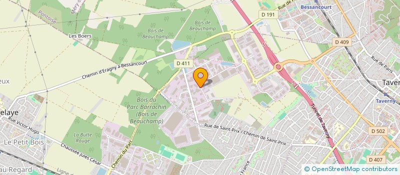 localisation de l'entreprise A2S SERVICES TAVERNY à TAVERNY