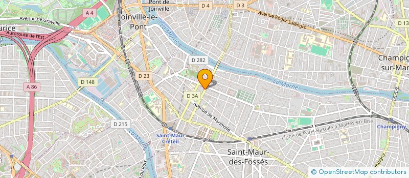 localisation de l'entreprise A2SB CONSULTANTS à SAINT-MAUR-DES-FOSSES