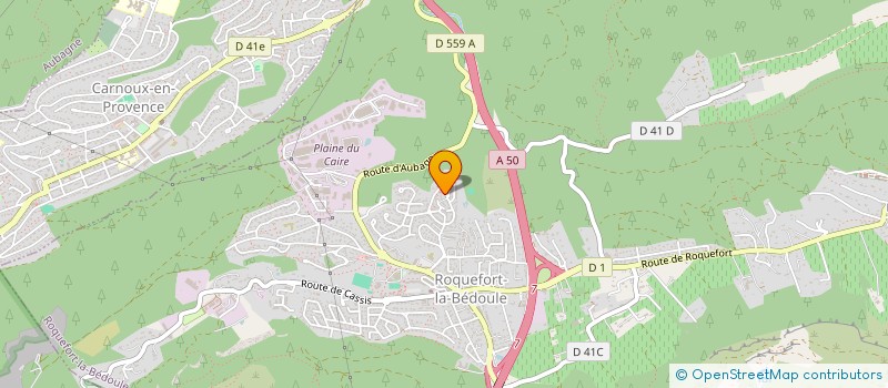 localisation de l'entreprise A2SD CERTIFICATION à ROQUEFORT-LA-BEDOULE