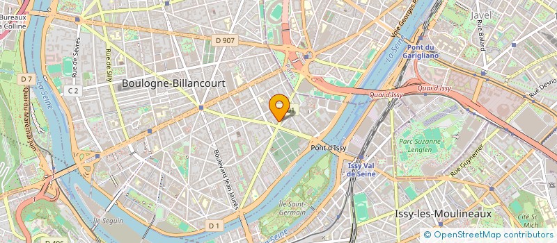 localisation de l'entreprise A2SIA CONSULTING à BOULOGNE-BILLANCOURT