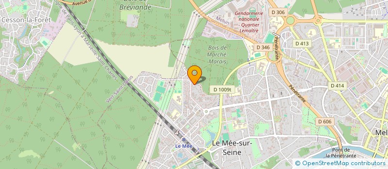 localisation de l'entreprise A2SL à LE MEE-SUR-SEINE