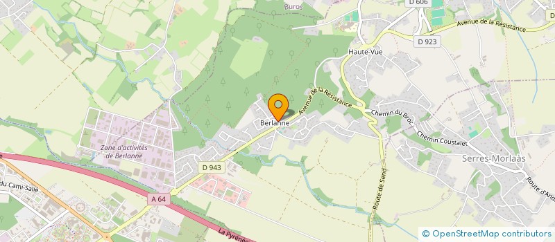 localisation de l'entreprise A2ST à MORLAAS