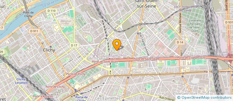 localisation de l'entreprise A2STOUEN à SAINT-OUEN-SUR-SEINE