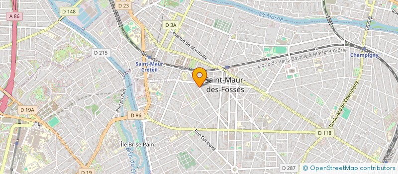 localisation de l'entreprise A2T à SAINT-MAUR-DES-FOSSES