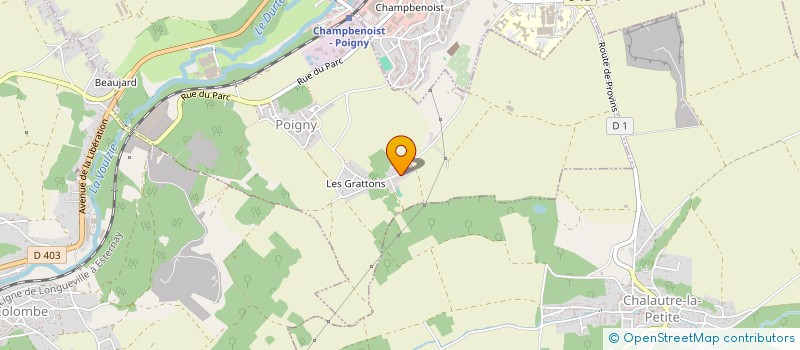 localisation de l'entreprise A2T à POIGNY