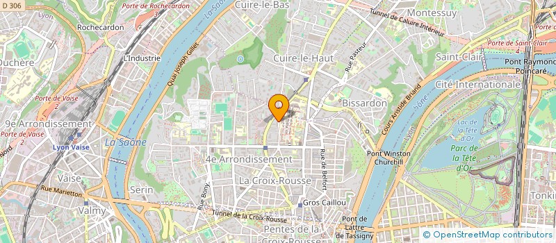 localisation de l'entreprise A2T CAPITAL  LYON