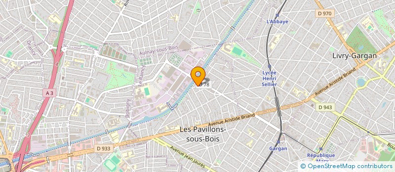 localisation de l'entreprise A2T-CONSULTING à LES PAVILLONS-SOUS-BOIS