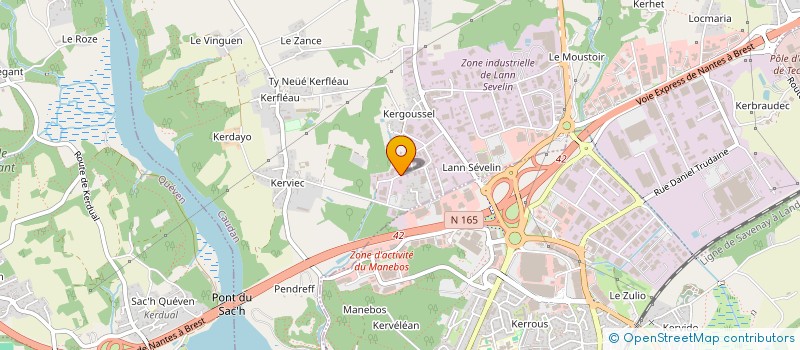 localisation de l'entreprise A2T DISTRIBUTIONS à CAUDAN